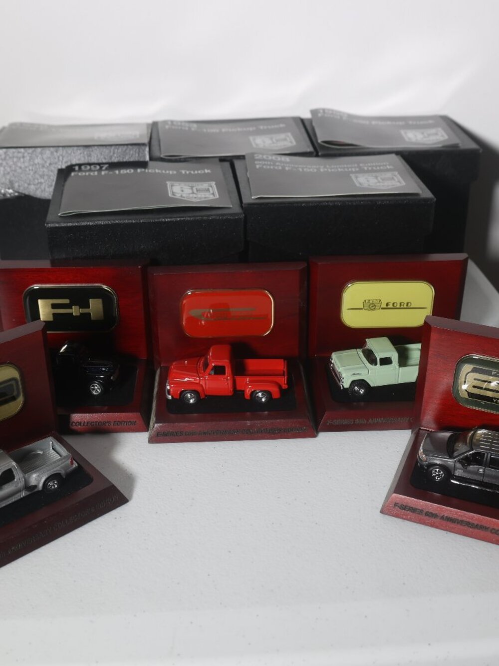 Rare Set Of 5 FORD 60th Anniversary Collectors Edition F-Series Pickup Trucks 15